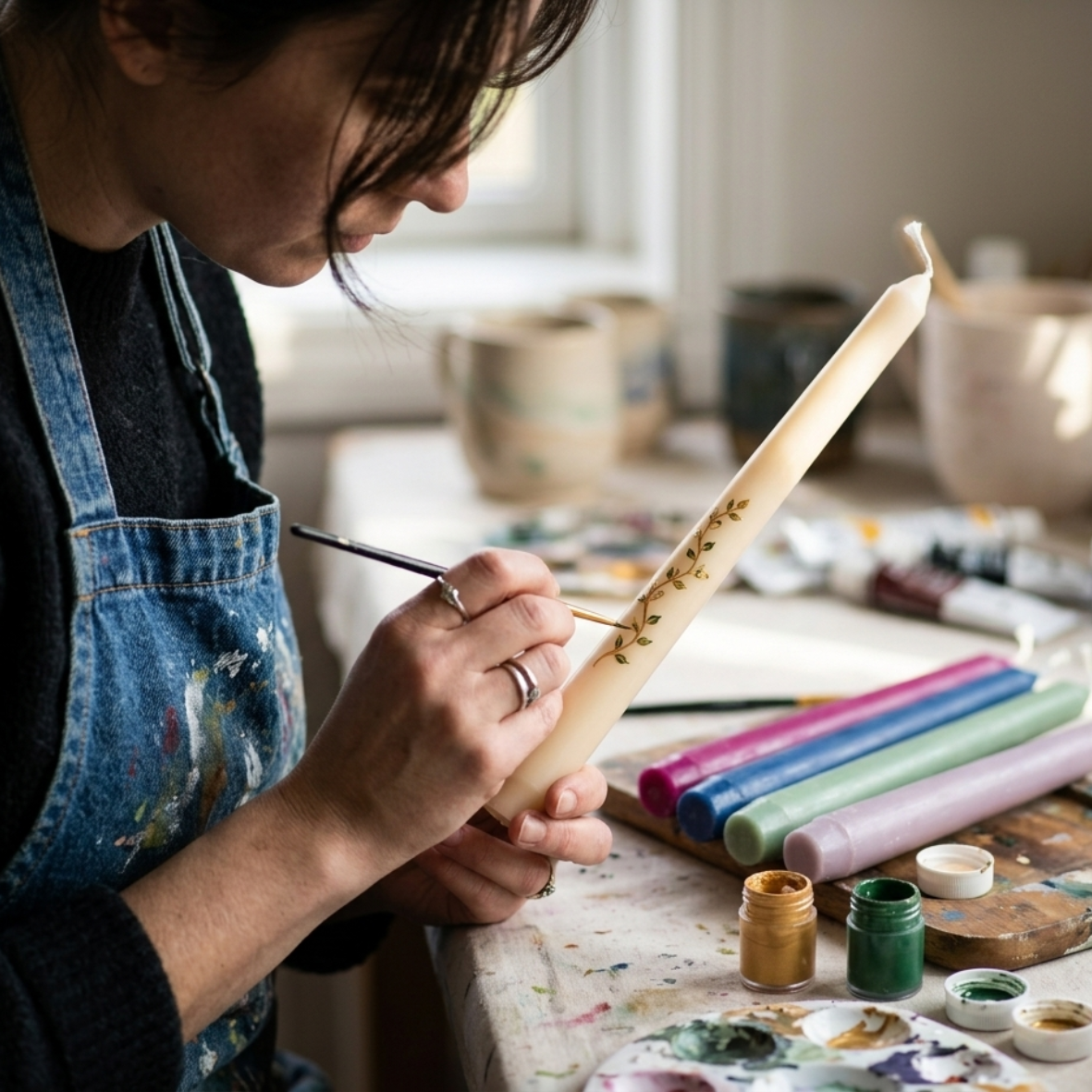 Tapered Candle Painting Workshop