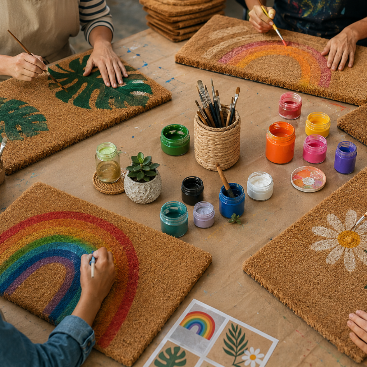 Coir Mat Painting Workshop